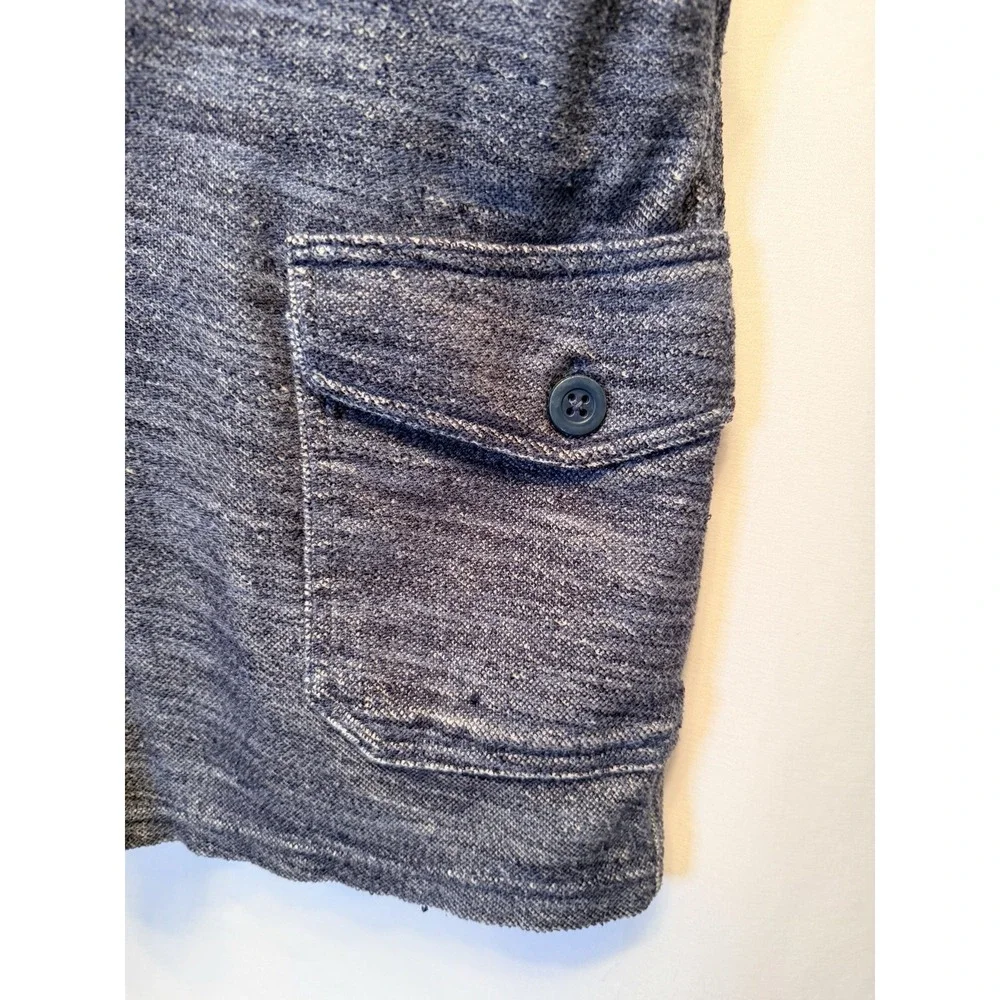 Johnnie-O Men's Size XL Boardy Lounger Shorts‎ Wake Blue Terry Cloth 8